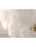 Ivory Lace Bling Sequins Two Layer Long Wedding Veil Popular Bridal Veil
